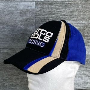 Matco Tools Racing Logo Cotton Adjustable Strap Back Hook And Loop Hat Preowned